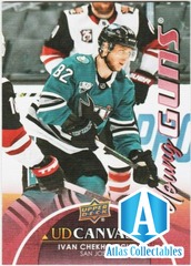 2021-22 UD Series 1 Canvas Young Guns #C118 Ivan Chekhovich